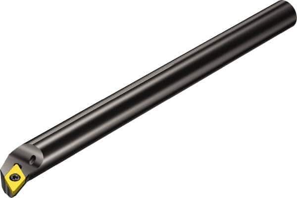 Sandvik Coromant - 20mm Min Bore Diam, 200mm OAL, 16mm Shank Diam, A..SDQCR/L -R Indexable Boring Bar - DCMT 2(1.5)1, DCMT 07 02 04 Insert, Screw or Clamp Holding Method - Exact Industrial Supply