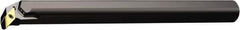 Sandvik Coromant - 33mm Min Bore Diam, 300mm OAL, 25mm Shank Diam, A..SVQBR/L..HP-D Indexable Boring Bar - VBMT 332, VBMT 16 04 08 Insert, Screw or Clamp Holding Method - Exact Industrial Supply