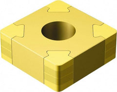 Sandvik Coromant - SNGA433 Grade 7525 CBN Turning Insert - 90° Square, 1/2" Inscr Circle, 3/16" Thick, 3/64" Corner Radius - Exact Industrial Supply