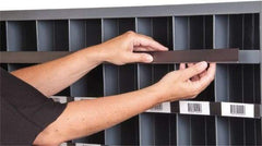 Aigner Index - 32-5/8" Long x 1-1/8" Wide, Self Adhesive Back, Label Holder - Exact Industrial Supply