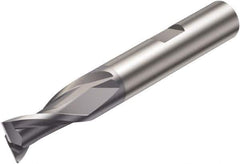 Sandvik Coromant - 16mm, 2 Flute, Solid Carbide, Corner Radius End Mill - 92mm OAL, 30° Helix, Right Hand Flute, 26.5mm LOC, Right Hand Cut - Exact Industrial Supply