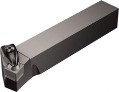 Sandvik Coromant - CSKNR/L, Right Hand Cut, 15° Lead Angle, 25mm Shank Height x 25mm Shank Width, Negative Rake Indexable Turning Toolholder - 153.05mm OAL, SNGN 12 07 08, SNG 452 Insert Compatibility, Series T-Max - Exact Industrial Supply