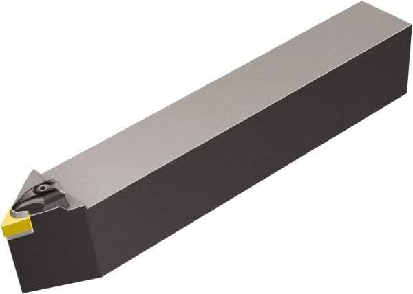 Sandvik Coromant - CDNNN, Neutral Cut, 27.5° Lead Angle, 50mm Shank Height x 40mm Shank Width, Negative Rake Indexable Turning Toolholder - 300mm OAL, DNGN 15 07 08, DNG 452 Insert Compatibility, Series T-Max - Exact Industrial Supply