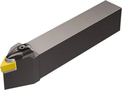 Sandvik Coromant - CDNNR/L, Right Hand Cut, 27.5° Lead Angle, 32mm Shank Height x 25mm Shank Width, Negative Rake Indexable Turning Toolholder - 170mm OAL, DNGN 15 07 08, DNG 452 Insert Compatibility, Series T-Max - Exact Industrial Supply