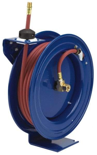 CoxReels - 35' Spring Retractable Hose Reel - 250 psi, Hose Included - Exact Industrial Supply