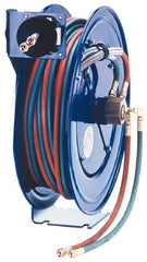CoxReels - Welding Hose Reels; Length (Inch): 23 ; Hose Included: Yes ; Hose Length (Feet): 75.00; 75.0 ; Inside Diameter (Inch): 1/4 ; Maximum Working Pressure (psi): 200.0; 200.00 - Exact Industrial Supply
