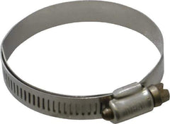 IDEAL TRIDON - SAE Size 36, 1-13/16 to 2-3/4" Diam, Stainless Steel Lined Worm Drive Clamp - Material Grade 316 - Exact Industrial Supply