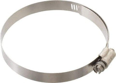 IDEAL TRIDON - SAE Size 52, 2-13/16 to 3-3/4" Diam, Stainless Steel Lined Worm Drive Clamp - Material Grade 316 - Exact Industrial Supply