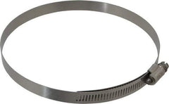 IDEAL TRIDON - SAE Size 88, 5-1/16 to 6" Diam, Stainless Steel Lined Worm Drive Clamp - Material Grade 316 - Exact Industrial Supply