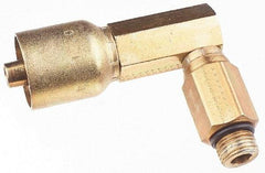 Parker - 3/4 Thread Hydraulic Hose Fitting - -12 Hose Size, 3/4" Hose Diam - Exact Industrial Supply