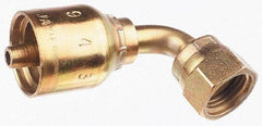 Parker - 1 Thread Hydraulic Hose Fitting - -16 Hose Size, 1" Hose Diam - Exact Industrial Supply