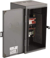 Square D - 1 NEMA Rated, 3 Pole, Mechanically Held Lighting Contactor - 60 A (Tungsten), 110 VAC at 50 Hz, 120 VAC at 60 Hz - Exact Industrial Supply