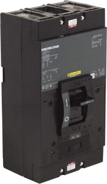 Square D - 250 Amp, 600 VAC, 2 Pole, Panel Mount Molded Case Circuit Breaker - Thermal Magnetic Trip - Exact Industrial Supply