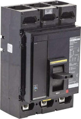 Square D - 400 Amp, 600 VAC, 3 Pole, Unit Mount Molded Case Circuit Breaker - Electronic Trip, 18 kA at 600 VAC Breaking Capacity, 3/0 (Aluminum), 3/0 (Copper) AWG, 8.05 Inch Deep x 12.86 Inch High x 8.27 Inch Wide - Exact Industrial Supply