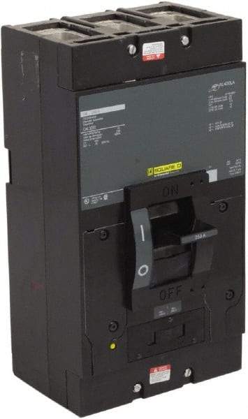 Square D - 250 Amp, 240 V, 3 Pole, Panel Mount Molded Case Circuit Breaker - Thermal Magnetic Trip, 25 kA at 240 VAC Breaking Capacity - Exact Industrial Supply