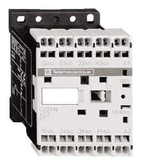 Schneider Electric - 2NC/2NO, 24 VAC at 50/60 Hz Control Relay - 17 V - Exact Industrial Supply