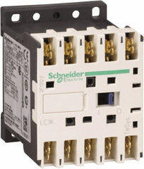 Schneider Electric - 4 Pole, 220 to 230 Coil VAC at 50/60 Hz, 16 Amp at 690 VAC and 20 Amp at 440 VAC, Nonreversible IEC Contactor - BS 5424, CSA, IEC 60947, NF C 63-110, RoHS Compliant, UL Listed, VDE 0660 - Exact Industrial Supply