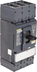 Square D - 600 VAC, 400 Amp, NonAutomatic Molded Case Switch - 3 Pole, 50 kA Interrupting Rating, Line Lug Connection - Exact Industrial Supply