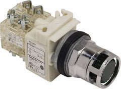 Schneider Electric - 30mm Mount Hole, Flush, Pushbutton Switch Only - Illuminated, Momentary (MO) - Exact Industrial Supply