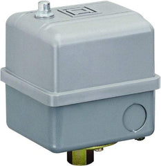 Square D - 1, 7, 9 and 3R NEMA Rated, 125 to 150 psi, Electromechanical Pressure and Level Switch - Adjustable Pressure, 575 VAC, L1-T1, L2-T2 Terminal, For Use with Square D Pumptrol - Exact Industrial Supply