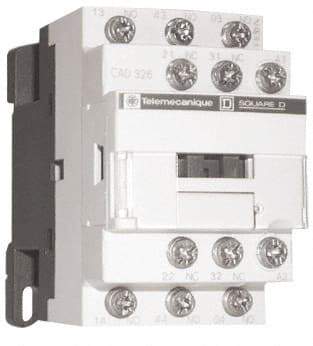 Schneider Electric - 2NC/3NO, 120 VDC Control Relay - 17 V - Exact Industrial Supply