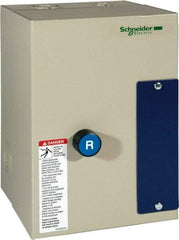 Schneider Electric - 3 Pole, 12 Amp, 24 Coil VAC, Nonreversible Enclosed IEC Motor Starter - 1 Phase Hp: 0.5 at 120 VAC, 2 at 240 VAC, 3 Phase Hp: 10 at 575 VAC, 3 at 208 VAC, 3 at 230 VAC, 7.5 at 460 VAC - Exact Industrial Supply