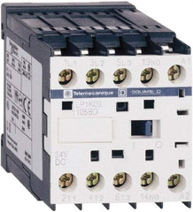 Schneider Electric - 4 Pole, 24 Coil VDC, 20 Amp at 440 VAC, IEC Contactor - BS 5424, CSA, IEC 60947, NF C 63-110, RoHS Compliant, UL Listed, VDE 0660 - Exact Industrial Supply