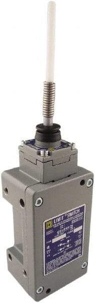 Square D - SPDT, NC/NO, 600 Volt Screw Terminal, Cat Whisker Actuator, General Purpose Limit Switch - 1, 2, 4, 6, 12, 13, 6P NEMA Rating, IP67 IPR Rating - Exact Industrial Supply