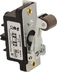 Square D - DPDT, 2NC/2NO, 600 Volt, Screw Terminal, Roller Plunger Actuator, General Purpose Limit Switch - 1 NEMA Rating, IP20 IPR Rating, Bracket Mount, 1/2 Lb. Operating Force - Exact Industrial Supply