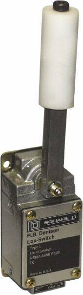Square D - DPST, 2NO, 600 Volt, Screw Terminal, Rotary Spring Return Actuator, General Purpose Limit Switch - 1, 2, 4, 12, 13 NEMA Rating, IP67 IPR Rating - Exact Industrial Supply