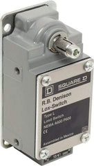 Square D - 10 Amp, NC Configuration, Left Hand Operation, Rope Operated Limit Switch - Automatic Reset, Cable Pull, 600 VAC - Exact Industrial Supply
