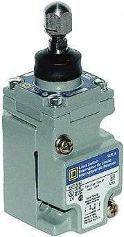 Square D - SPDT, NC/NO, 600 Volt Screw Terminal, Plunger Actuator, General Purpose Limit Switch - 1, 2, 4, 6, 12, 13, 6P NEMA Rating, IP67 IPR Rating - Exact Industrial Supply