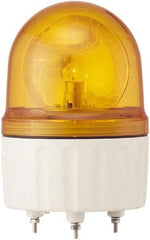 Schneider Electric - 24 VAC/VDC, 125 mAmp, Rotating Beacon LED Light - Surface Mounted, 6.61 Inch High, 120mm Diameter, 138 Flashes per min - Exact Industrial Supply