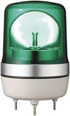 Schneider Electric - 24 VAC/VDC, 125 mAmp, Rotating Beacon LED Light - Surface Mounted, 6.77 Inch High, 106mm Diameter, 138 Flashes per min - Exact Industrial Supply