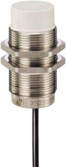 Telemecanique Sensors - NPN, PNP, 22mm Detection, Cylinder, Inductive Proximity Sensor - 2 Wires, IP68, IP69, 24 to 240 VAC @ 50/60 Hz, 24 to 240 VDC, M30x1.5 Thread, 63mm Long - Exact Industrial Supply