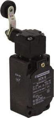 Telemecanique Sensors - DP, NC/NO, 240 VAC, Screw Terminal, Roller Lever Actuator, General Purpose Limit Switch - IP65 IPR Rating - Exact Industrial Supply