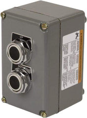 Schneider Electric - 1.18 Inch Mount Hole, Extended Straight, Pushbutton Switch - Weatherproof, Dust and Oil Resistant - Exact Industrial Supply