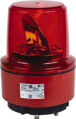 Schneider Electric - 24 VDC, 125 mAmp, Rotating Beacon LED Light - Surface Mounted, 7.05 Inch High, 130mm Diameter, 162 Flashes per min - Exact Industrial Supply