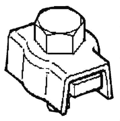 Telemecanique Sensors - 7.2 Inch Long, Limit Switch Cable Support - For Use with Preventa XY2 - Exact Industrial Supply