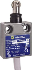 Square D - SPDT, NC/NO, Prewired Terminal, Roller Plunger Actuator, General Purpose Limit Switch - 1, 2, 4, 6, 6P NEMA Rating, IP67 IPR Rating, 80 Ounce Operating Force - Exact Industrial Supply