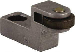 Square D - 1-1/2 Inch Long, 3/4 Inch Diameter, Aluminum Body, Limit Switch Lever Arm - 1/4 Inch Face Width, Steel Roller, For Use with Severe Duty Mill and Foundry Switches - Exact Industrial Supply