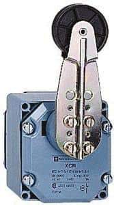 Telemecanique Sensors - 4P, NC/NO, 240 VAC, Screw Terminal, Roller Lever Actuator, General Purpose Limit Switch - IP54 IPR Rating - Exact Industrial Supply