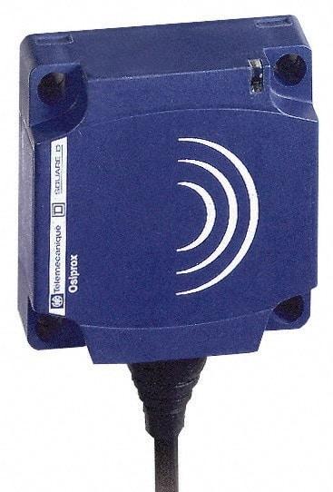 Telemecanique Sensors - PNP, Flat, Inductive Proximity Sensor - 3 Wires, IP68, 12 to 24 VDC, 40mm Wide - Exact Industrial Supply