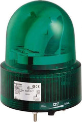 Schneider Electric - 12 VAC/VDC, 250 mAmp, Rotating Beacon LED Light - Surface Mounted, 6.61 Inch High, 120mm Diameter, 138 Flashes per min - Exact Industrial Supply