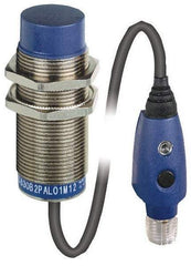 Telemecanique Sensors - PNP, NC, 11 to 18mm Detection, Cylinder, Inductive Proximity Sensor - 3 Wires, IP67, IP69, 12 to 24 VDC, M30x1.5 Thread, 63mm Long - Exact Industrial Supply