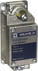 Square D - DPST, 2NO, 600 Volt, Screw Terminal, Rotary Spring Return Actuator, General Purpose Limit Switch - 1, 2, 4, 12, 13 NEMA Rating, IP67 IPR Rating - Exact Industrial Supply