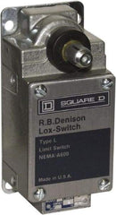 Square D - DPDT, NC/NO, Screw Terminal, Rotary Spring Return Actuator, General Purpose Limit Switch - 1, 2, 4, 12, 13 NEMA Rating, IP67 IPR Rating - Exact Industrial Supply