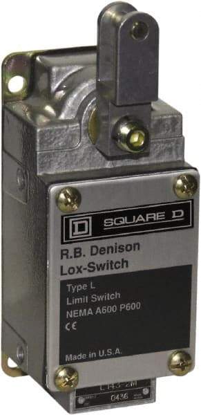 Square D - 10 Amp, NC Configuration, Right Hand Operation, Rope Operated Limit Switch - Automatic Reset, Cable Pull, 600 VAC - Exact Industrial Supply