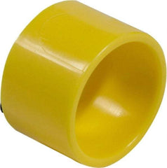 Schneider Electric - Extended Mushroom Head Pushbutton Switch Guard - Yellow, Round Button, Nonilluminated - Exact Industrial Supply