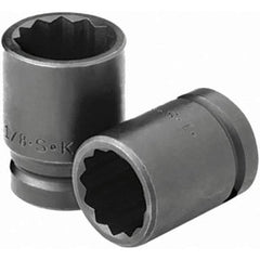 SK - Impact Socket - 3/4"DR 12PT 2-1/4" THIN WALL IMPACT SOCKET - Exact Industrial Supply